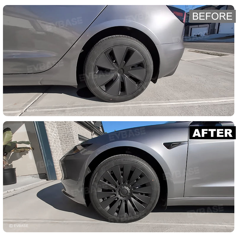 Model 3 Highland Wheel Covers 18 Inch Induction Style Wheel Hub Caps Rim Protector for Tesla