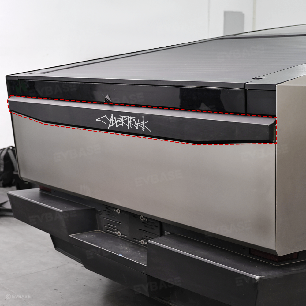 Cybertruck Tailgate Protector Anti-Scratch Tailgate ABS Trim Cover Protective Overlay