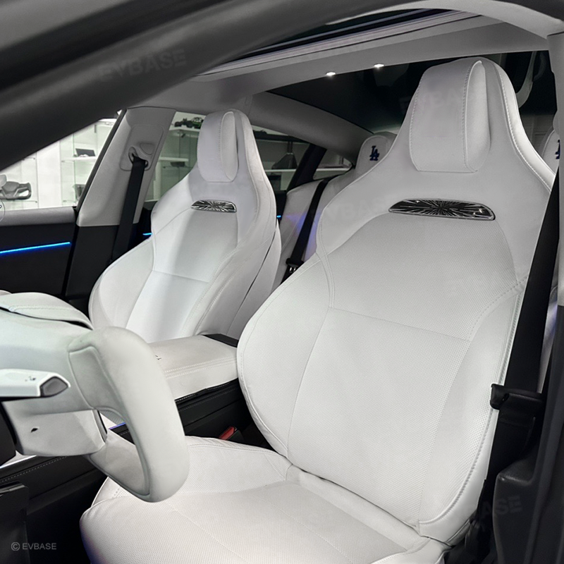 Model 3 Y Sport Seats Replacement Nappa Leather Inspired By Model 3 Highland Performance Seat for Tesla
