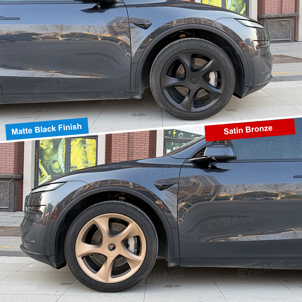 Model Y Juniper Wheel Covers for Tesla 19" Crossflow Wheels Hubcaps-3D Sculpted Design