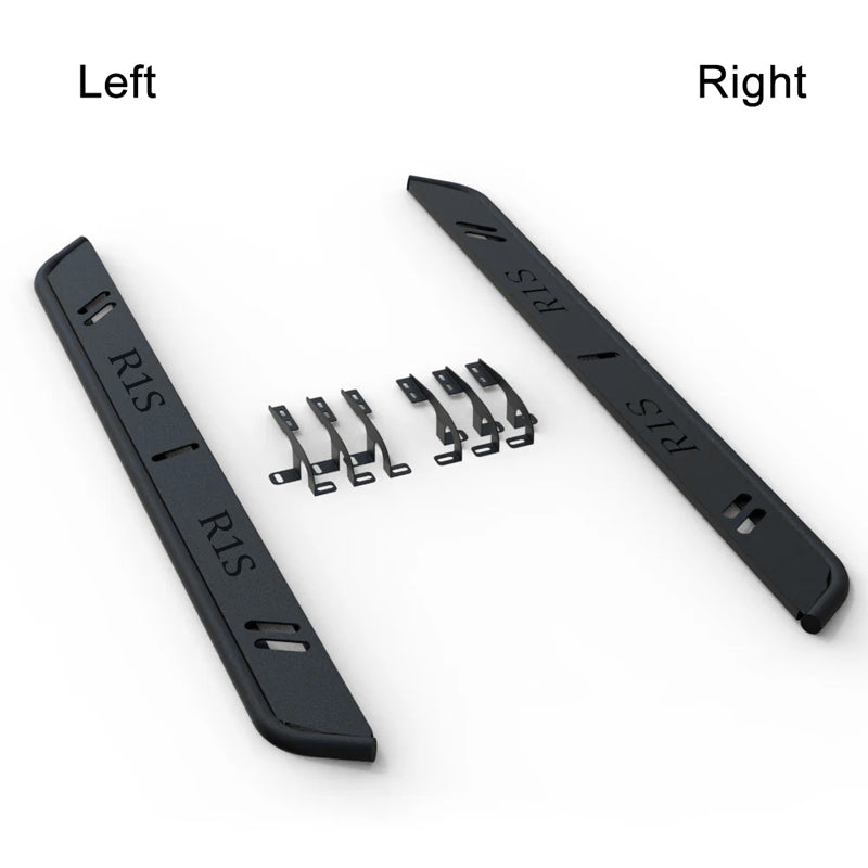 Running Boards for Rivian R1T/R1S Side Steps Nerf Bars with Letters Exterior Off-Road Accessories