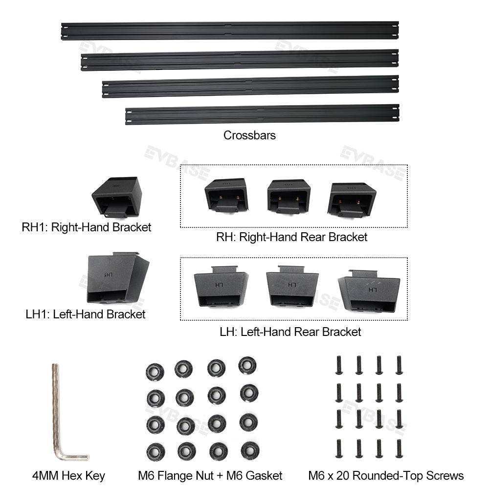 Cybertruck Roof Rack Cross Bars Cargo Rack Rails for Tesla