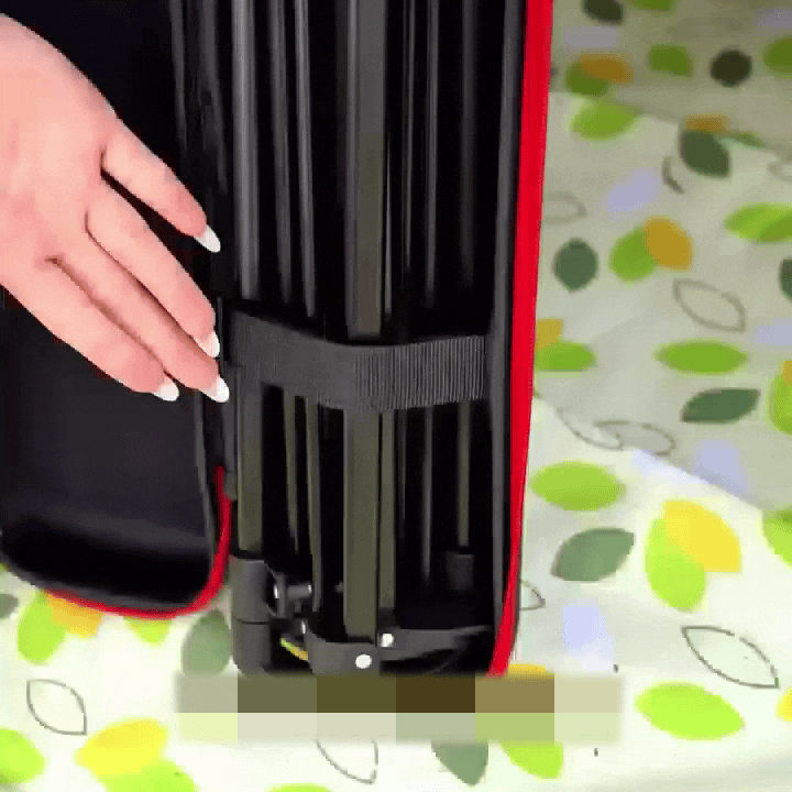 Camping Folding Table Legs X-Shaped Aluminum Table Stand with EVA Hard Case for Tesla Model Y/3/X/S