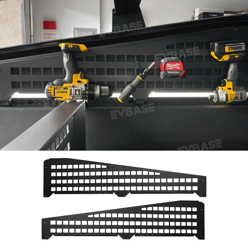Tesla Cybertruck MOLLE Panel Rack Side Trunk Bed MOLLE System