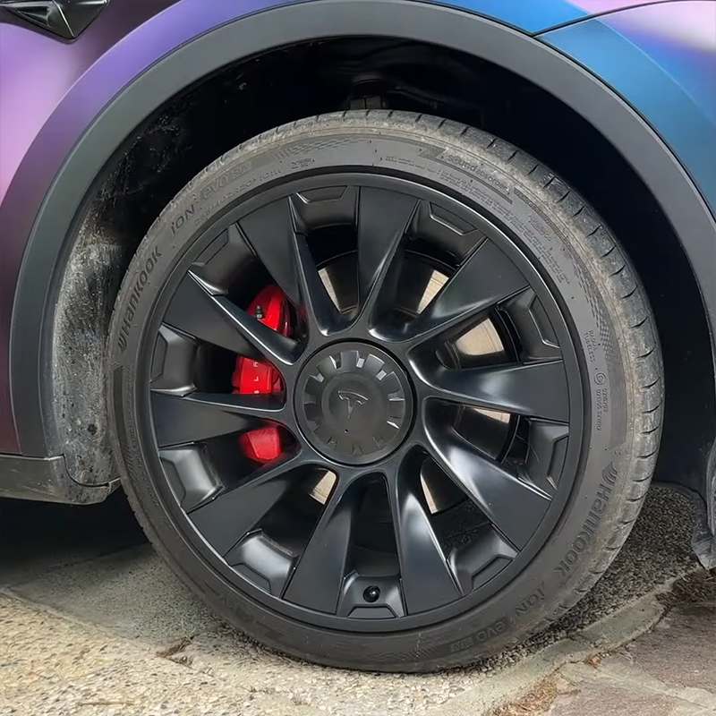 Model Y Wheel Rim Protector 20 Inch Induction Wheels All-in-one Mecha Style ABS Rimcase for Tesla