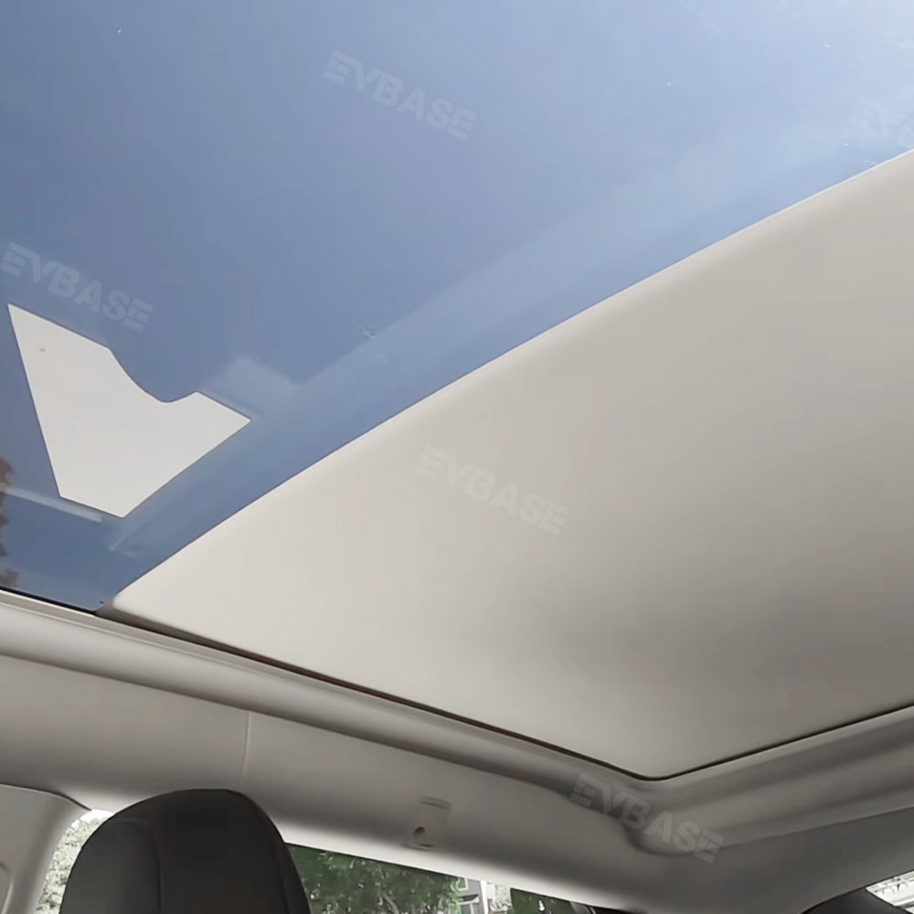 EVBASE Tesla Model Y Electric Automatic Shades Glass Roof Powered Sunshade Retractable Sunshade Model Y Accessories
