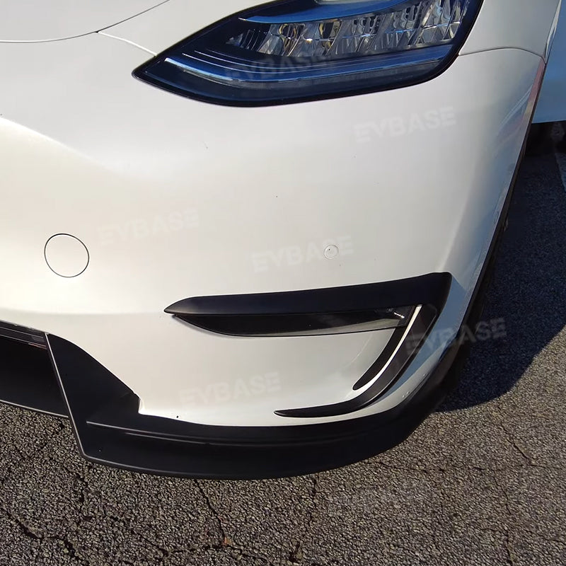 Model Y Fog Light Cover ABS Blade Trim Frame Exterior Accessories