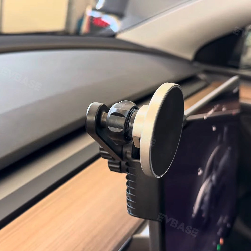 Model Y Juniper Ambient USB Hub & Rear Vent Expansion with Fast-Charge Cables & Strongest Magnet Phone Mount
