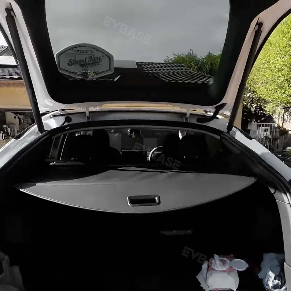 EVBASE Tesla Model Y Retractable Trunk Cargo Cover Rear Privacy Cargo Cover Shade Protector