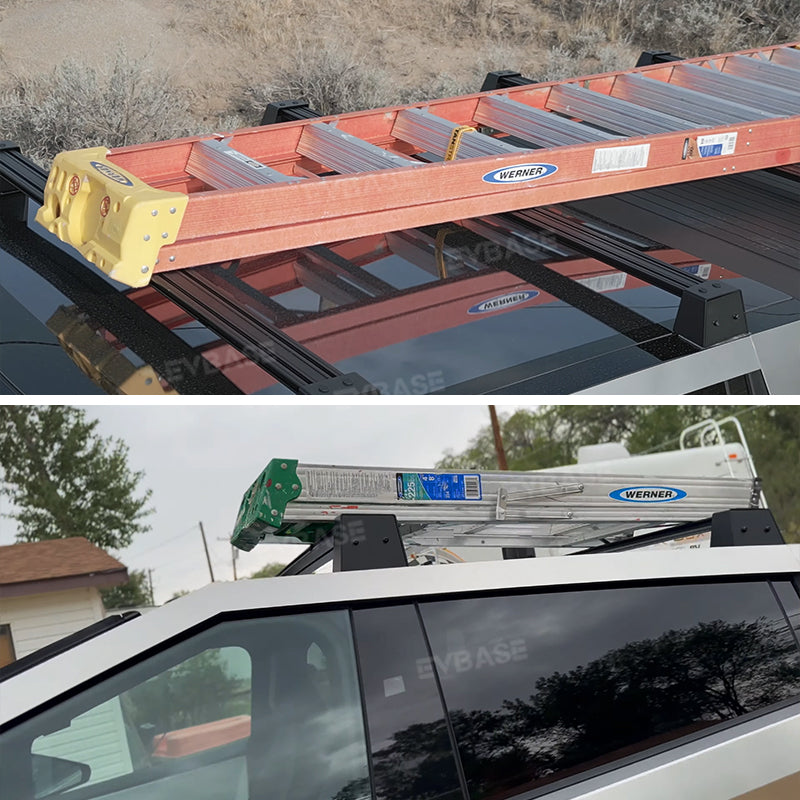 Cybertruck Roof Rack Cross Bars Cargo Rack Rails for Tesla