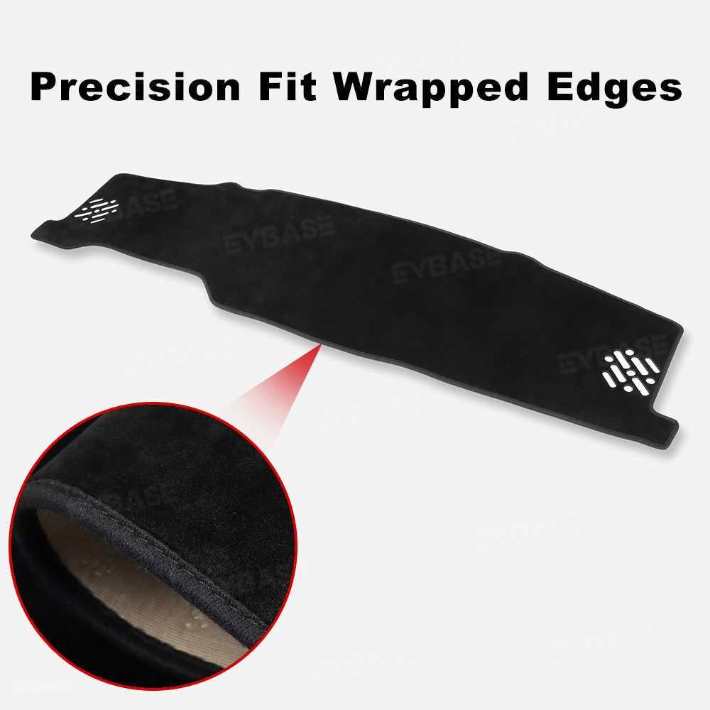Suede Dash Cover for Rivian R1S/R1T Anti-Glare Dashboard Mat Non-Slip UV Protection