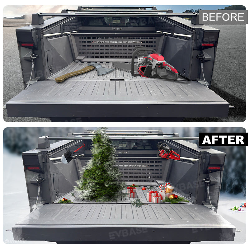 Tesla Cybertruck MOLLE Panel Rack Side Trunk Bed MOLLE System