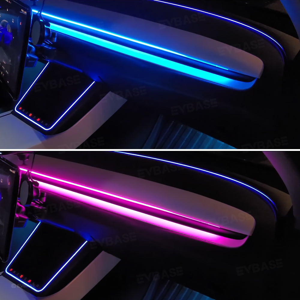 Model Y Juniper Ambient Lighting Kits Center Console Dashboard RGB LED Strip