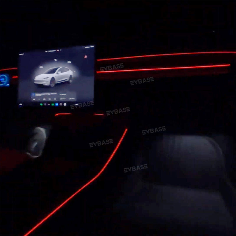 Model Y Juniper Ambient Lighting Kits Center Console Dashboard RGB LED Strip