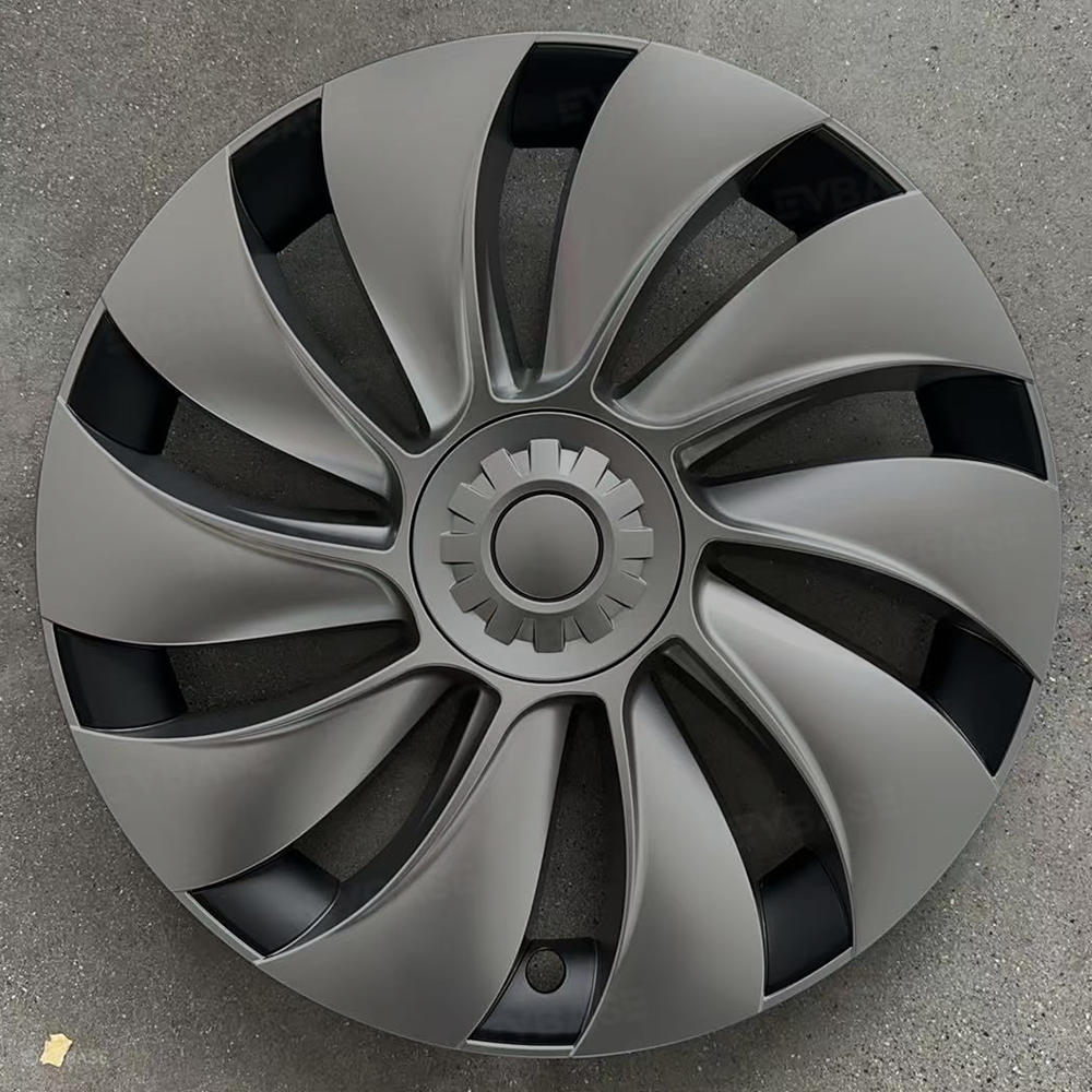 Model Y Juniper 19 inch Wheel Covers Überturbine Style Matte Hubcaps for Tesla Crossflow Wheels