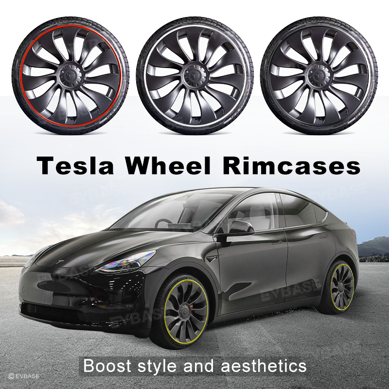 Wheel Rim Protector Aluminum Alloy Rim Guard Rimcase 1PC for Tesla 19inch Wheels