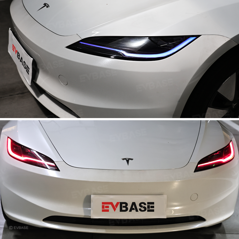 Model 3 Highland Daytime Running Lights Upgraded 2.0 RGB Headlights LED DRL Upgrade Kit with Factory Screen Control