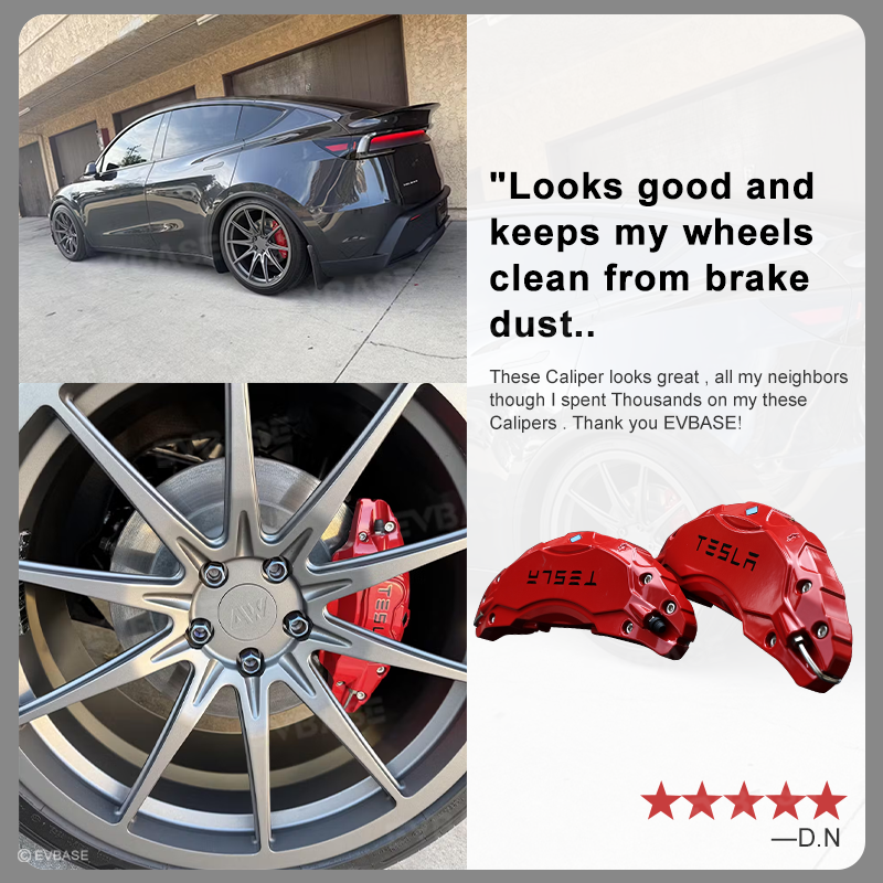 Model Y Juniper Brake Caliper Cover Set Performance Look Caliper Protector Precision Bolt-On