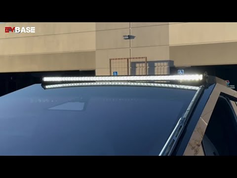 Cybertruck LED Light Bar 52" Truck Roof Off-Road Top Fog Lamp Driving Light Flood Spot Beam For Tesla
