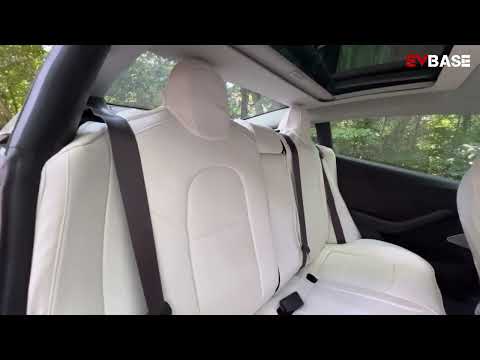 EVBASE Custom Seat Covers NAPPA Leather Seat Protector Interior Accessories For Tesla Model 3