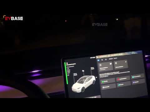 EVBASE Model 3 Y Ambient Light Kits Streamer Tesla Interior LED Lighting Accessories