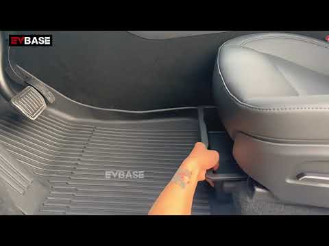 New EVBASE Model Y Underseat Storage Box Organizer Tesla Hidden Tray With double layer Cover