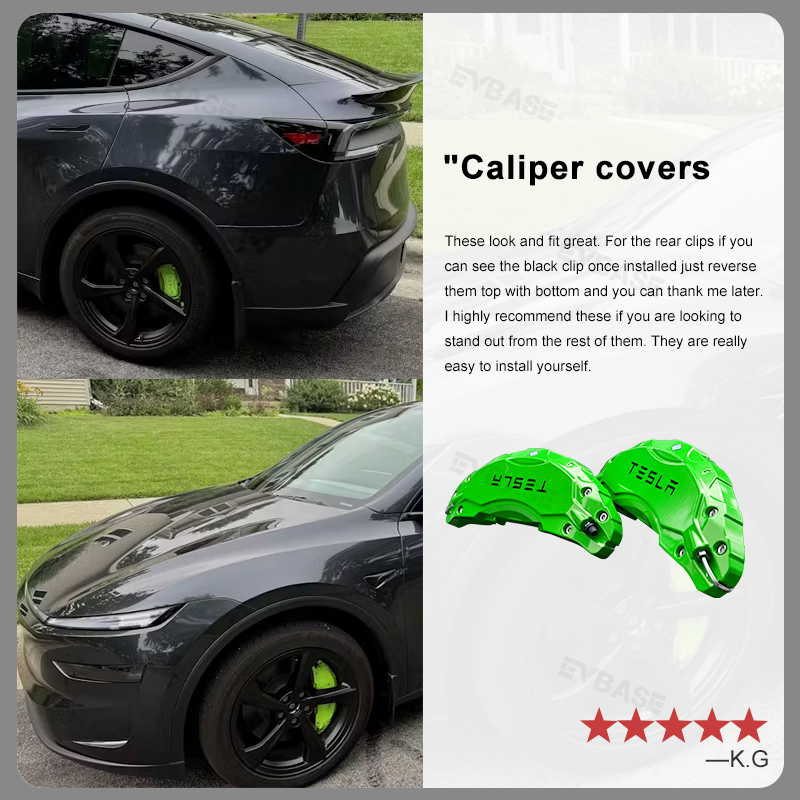 Model Y Juniper Brake Caliper Cover Set Performance Look Caliper Protector Precision Bolt-On