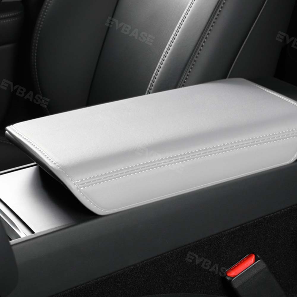 EVBASE Tesla Model 3 Highland Armrest Cover Soft Leather Anti-Scratch Center Console Protector