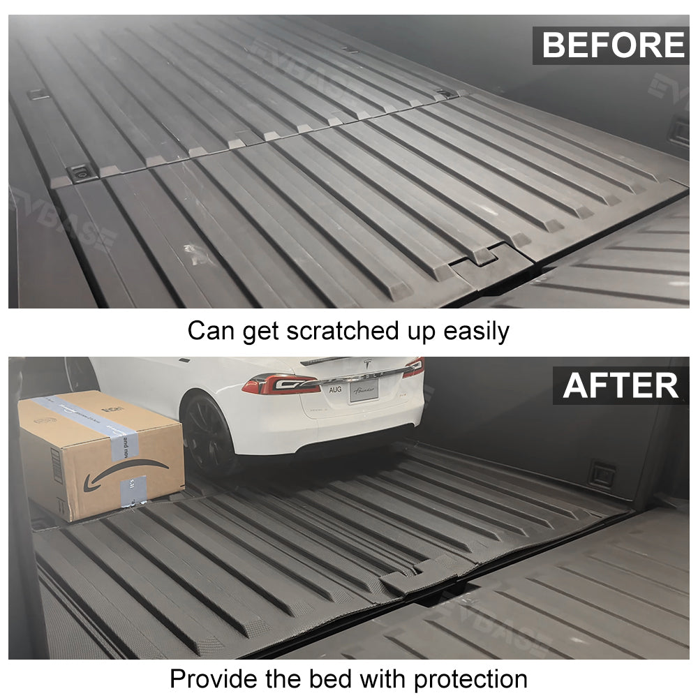 Cybertruck Truck Bed Liner Mat Foldable Pickup All Weather Rugged Bed Cover Cargo Floor Mat for Tesla