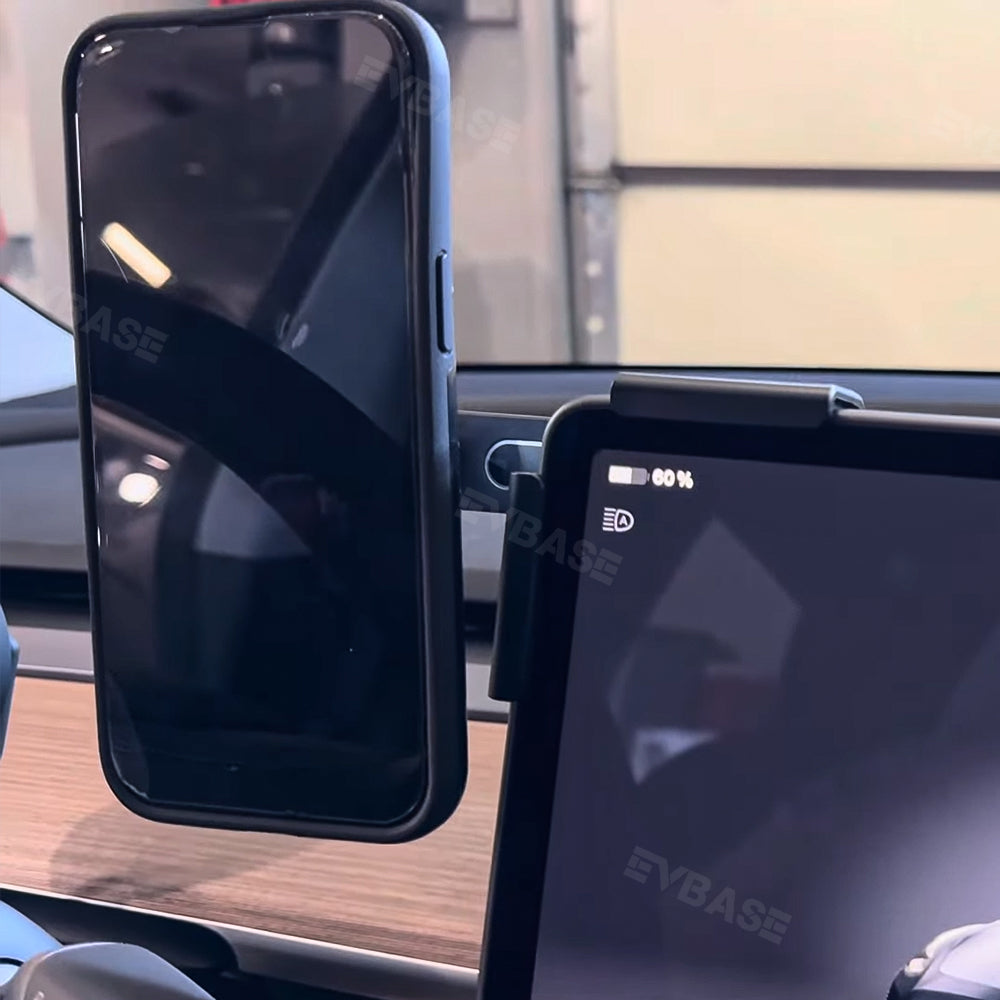 Model Y Juniper Ambient USB Hub & Rear Vent Expansion with Fast-Charge Cables & Strongest Magnet Phone Mount