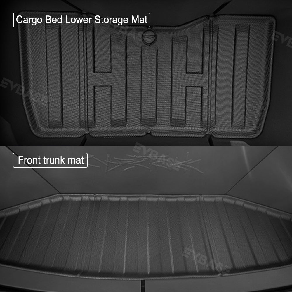 Cybertruck Truck Bed Liner Mat Foldable Pickup All Weather Rugged Bed Cover Cargo Floor Mat for Tesla