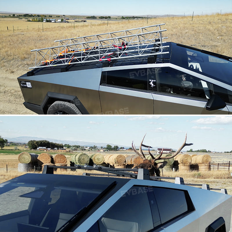 Cybertruck Roof Rack Cross Bars Cargo Rack Rails for Tesla
