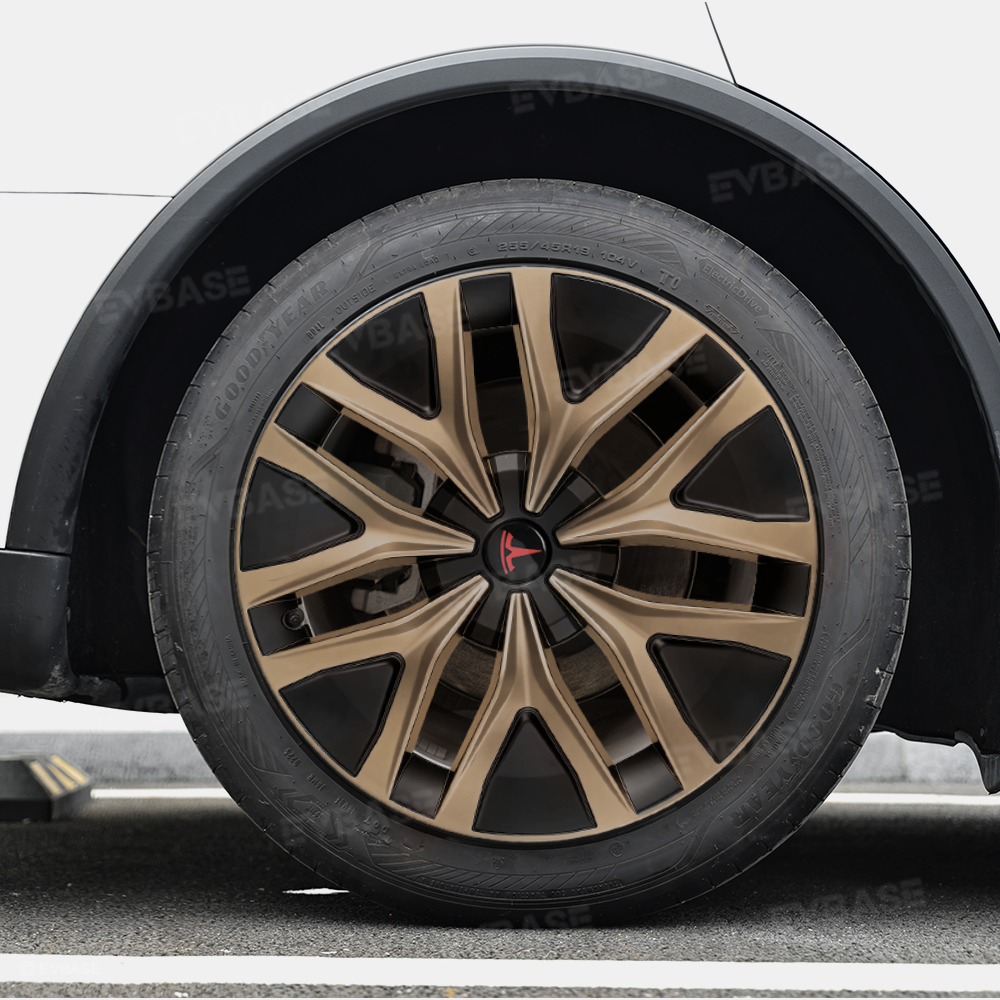 Model Y Juniper Wheel Covers 19 Inch Crossflow Wheels Hubcaps Inspired By Model Y Performance