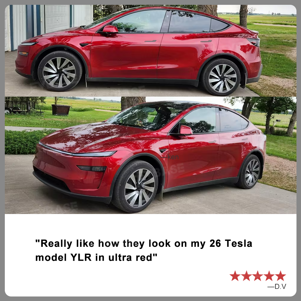 Model Y Juniper Wheel Covers for 19 Inch Tesla Wheel Spiral Style Aero Tesla Hub Caps 4PCS