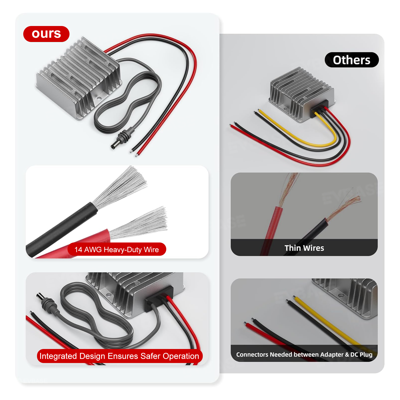 Starlink Gen 3 Power Cord 12V/24V to 57V 4.5A Converter for Starlink Gen 3 Router 12V (10-36V) Step-Up Power Adapter DC Male Plug Cable