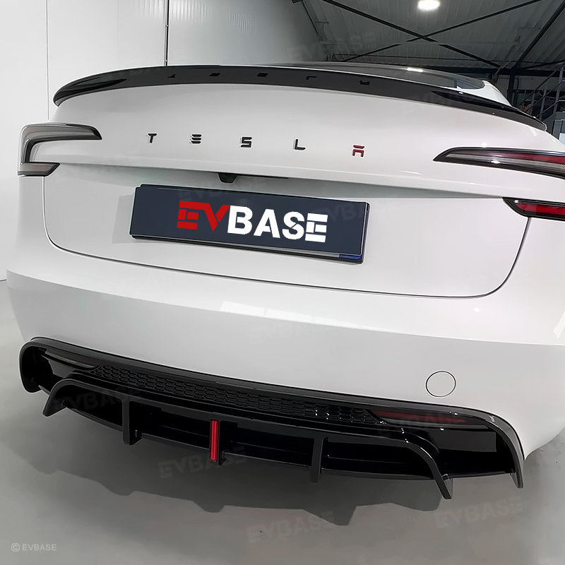 Model 3 Highland Rear Diffuser Bumper Lip ABS Spoiler Splitter Replacement With Brake Light for Tesla
