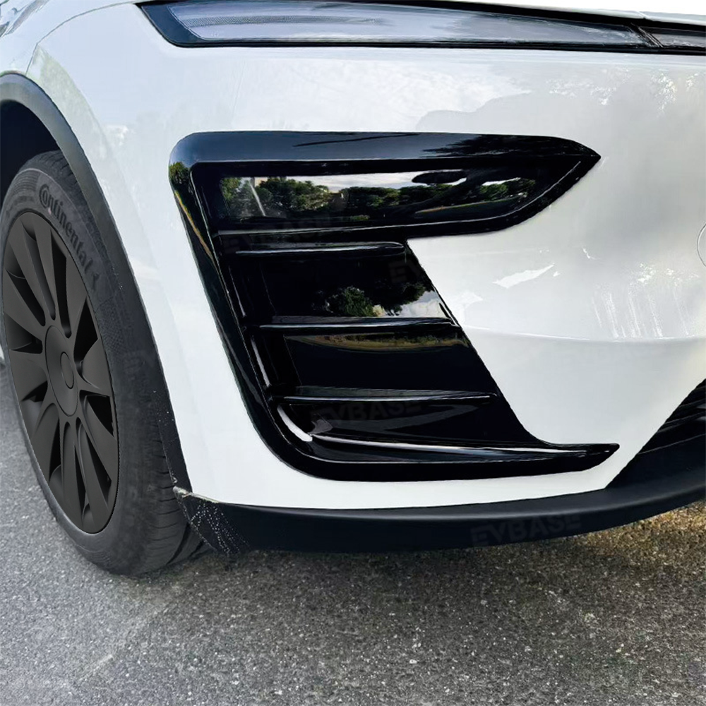 Model Y Juniper Front Fog Light Cover Trim ABS Sporty Style Fog Lamp Eyebrow Frame