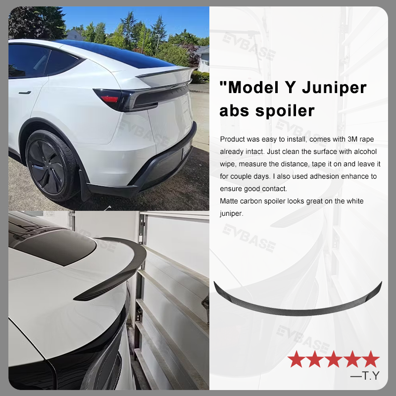 Model Y Juniper Wing Spoiler for Tesla ABS Rear Trunk Spoiler Inspired By Model 3 Highland Performance Rear Trunk Lid Splitter