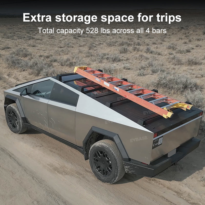 Cybertruck Roof Rack Cross Bars Cargo Rack Rails for Tesla