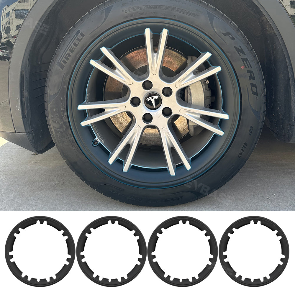 Model Y Wheel Rim Protectors 19Inch ABS Rimcase with Lug Nut Cover for Tesla| EVBASE