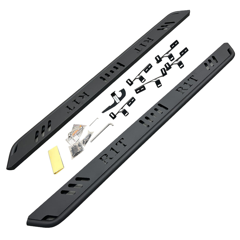 Running Boards for Rivian R1T/R1S Side Steps Nerf Bars with Letters Exterior Off-Road Accessories