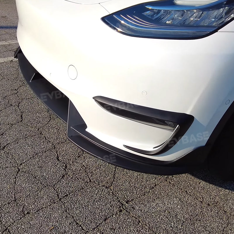 Model Y Fog Light Cover ABS Blade Trim Frame Exterior Accessories