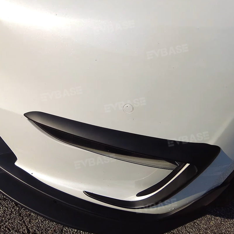 Model Y Fog Light Cover ABS Blade Trim Frame Exterior Accessories