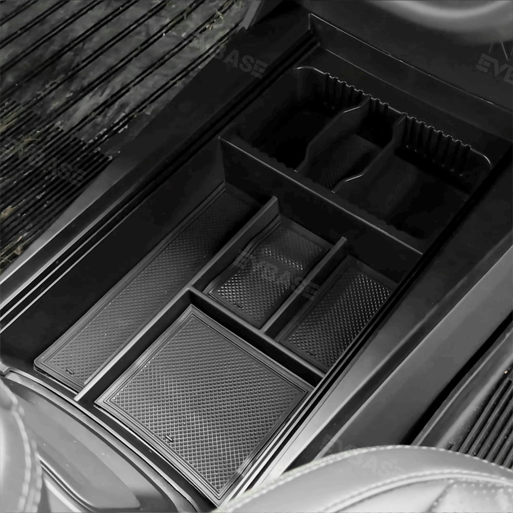 Updated Center Console Tray for R1T/R1S Lower Center Console Hidden Organizer Storage Box for Rivian