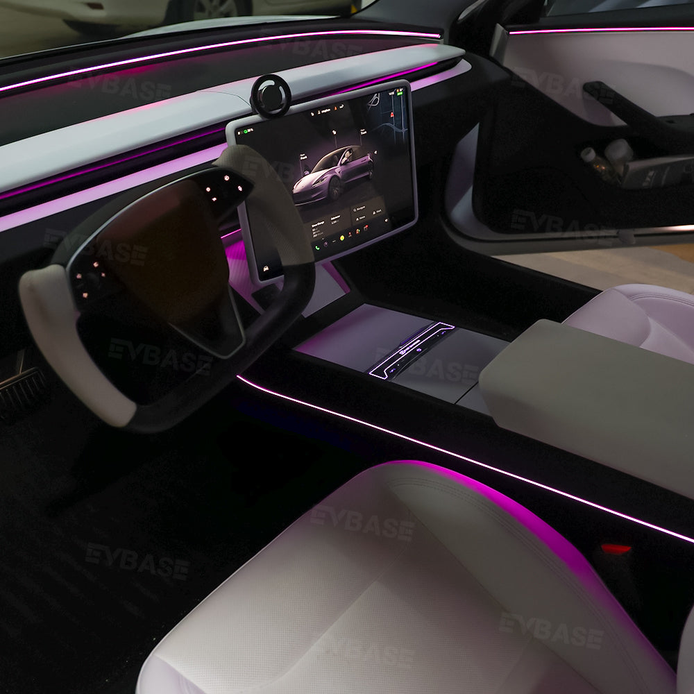 Model Y Juniper Ambient Lighting Kits Center Console Dashboard RGB LED Strip