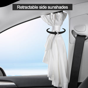 Tesla Model 3/Y Side Window Sunshade Rear Windshield Sun Shades 4pcs
