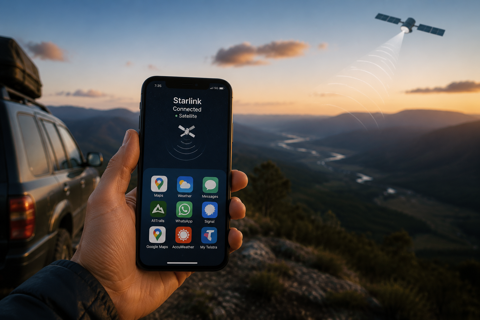 Starlink Mobile Expands From Texting to Apps With Telstra