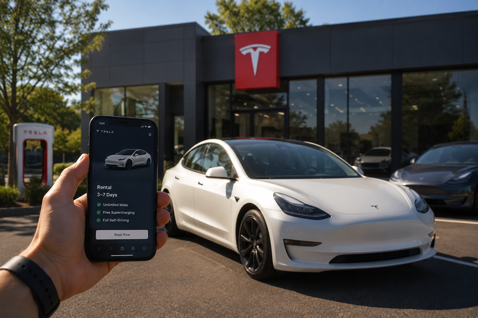 Tesla Vehicle Rental Program Expands to Four More States