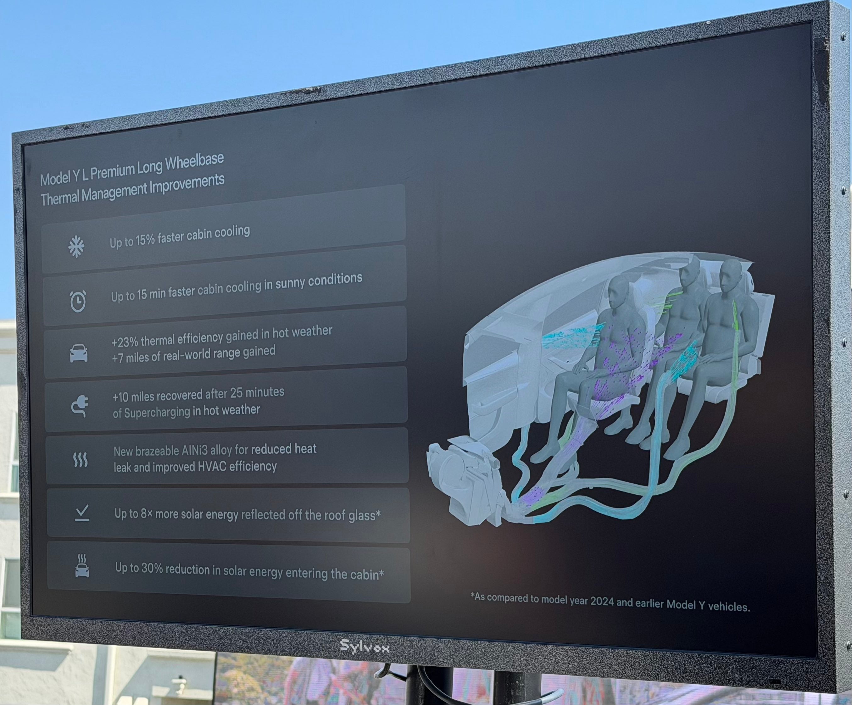 Tesla Model Y L Targets Heat With Faster Cabin Cooling