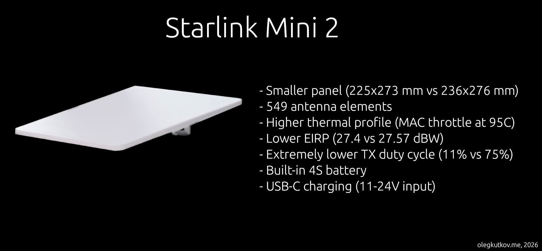 Starlink Mini 2 Leak Points to a Built-In Battery